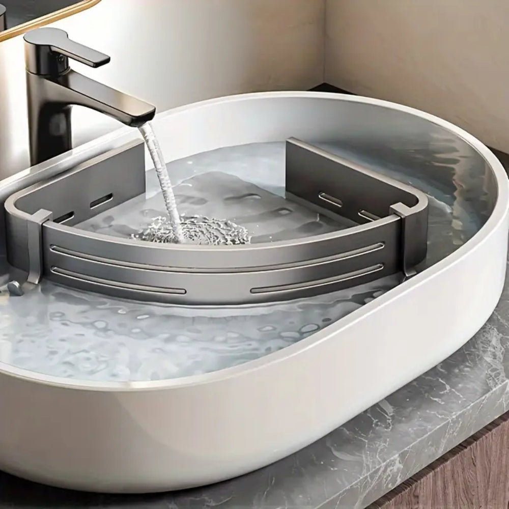 Sleek Corner Shower Organizer for Modern Spaces