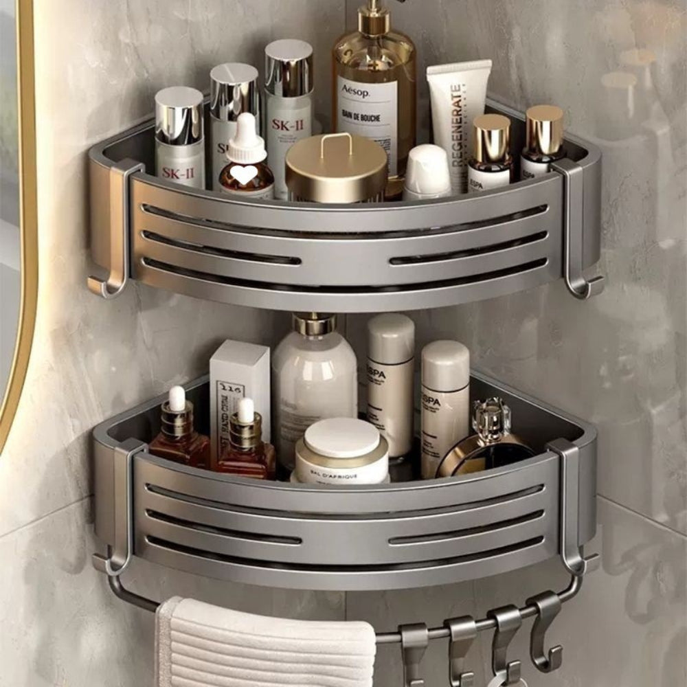 Sleek Corner Shower Organizer for Modern Spaces