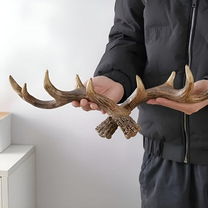 Retro Coat and Jacket Wall Hook - Decorative Antler Design