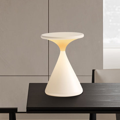 Hourglass Shaped Battery Table Lamp – Cordless Dimmable LED Light