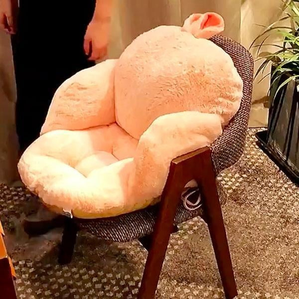 Plush Animal-Themed Seat Cushion