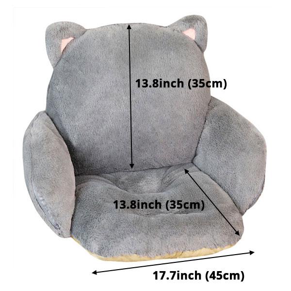 Plush Animal-Themed Seat Cushion