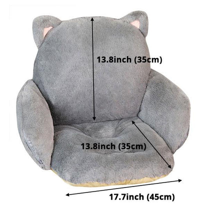 Plush Animal-Themed Seat Cushion