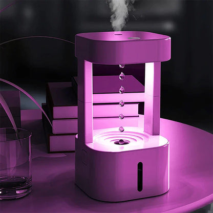Waterfall Air Humidifier with Anti-Gravity Technology