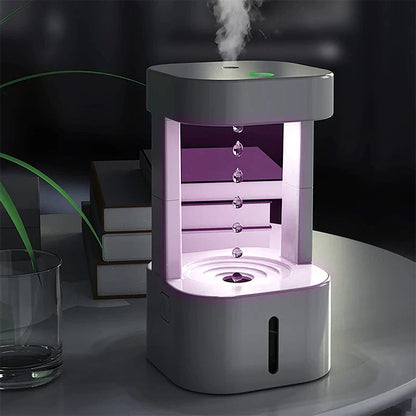 Waterfall Air Humidifier with Anti-Gravity Technology