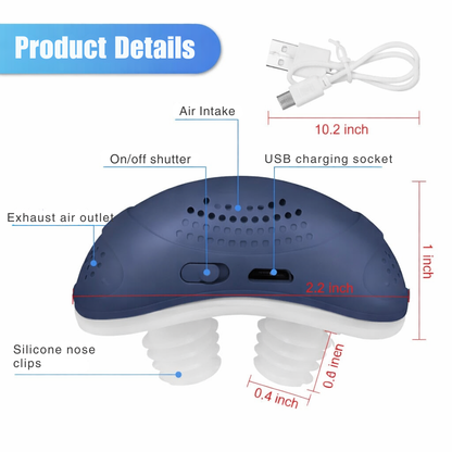 SnoreEase: Compact USB Rechargeable Breathing Aid