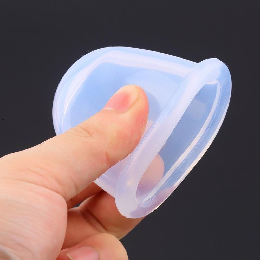 Silicone Cups for Vacuum Therapy to Reduce Cellulite