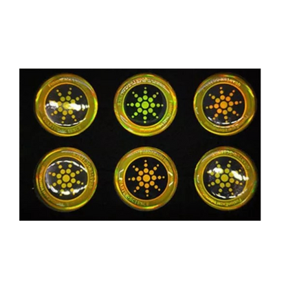 Set of 6 Radiation Protection Stickers