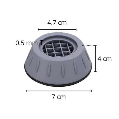 Set of 4 Anti-Vibration Rubber Feet