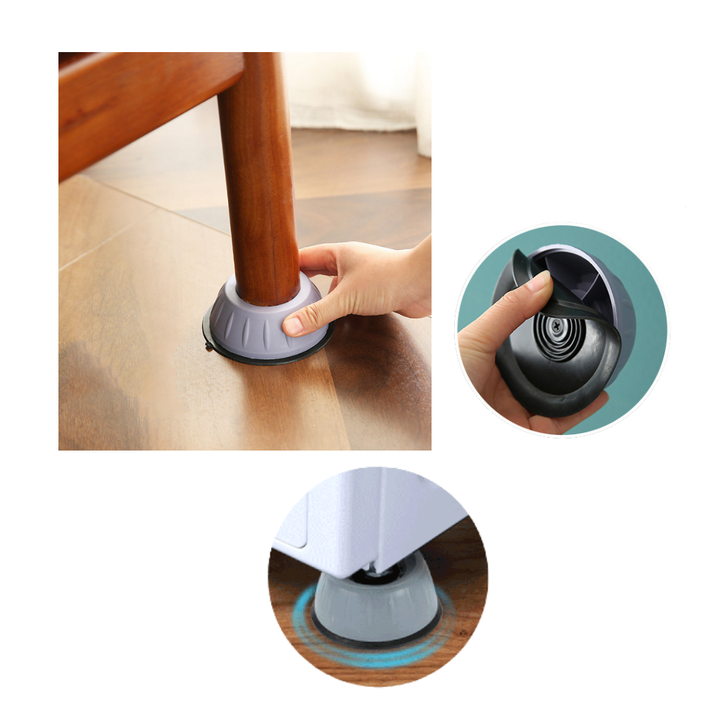Set of 4 Anti-Vibration Rubber Feet