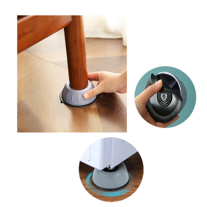 Set of 4 Anti-Vibration Rubber Feet