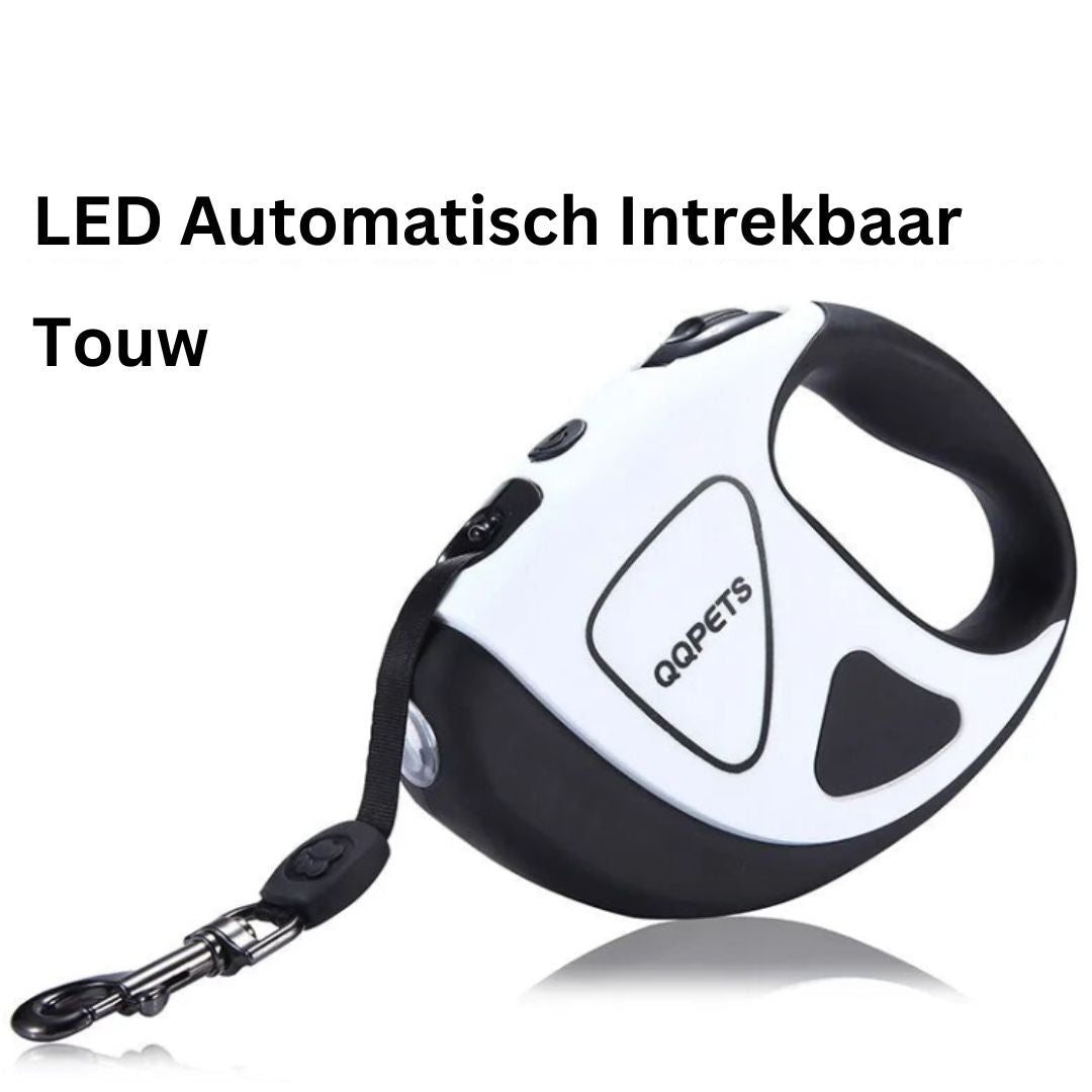 Retractable Dog Leash with LED Light for Pets