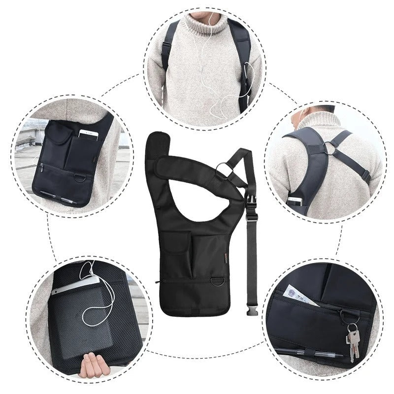 Secure Underarm Sling Bag for Men – Discreet & Reliable