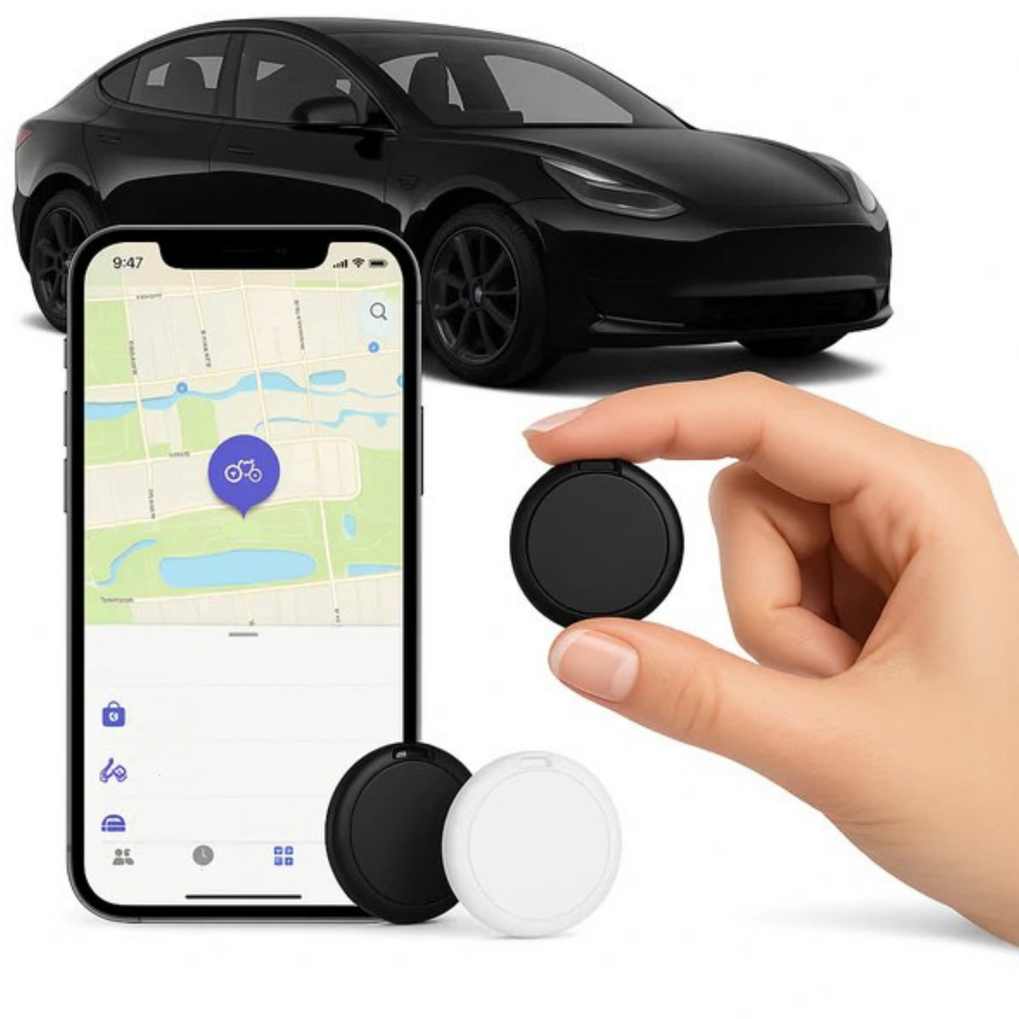 Compact GPS Tracker without Subscription – TrackMate One