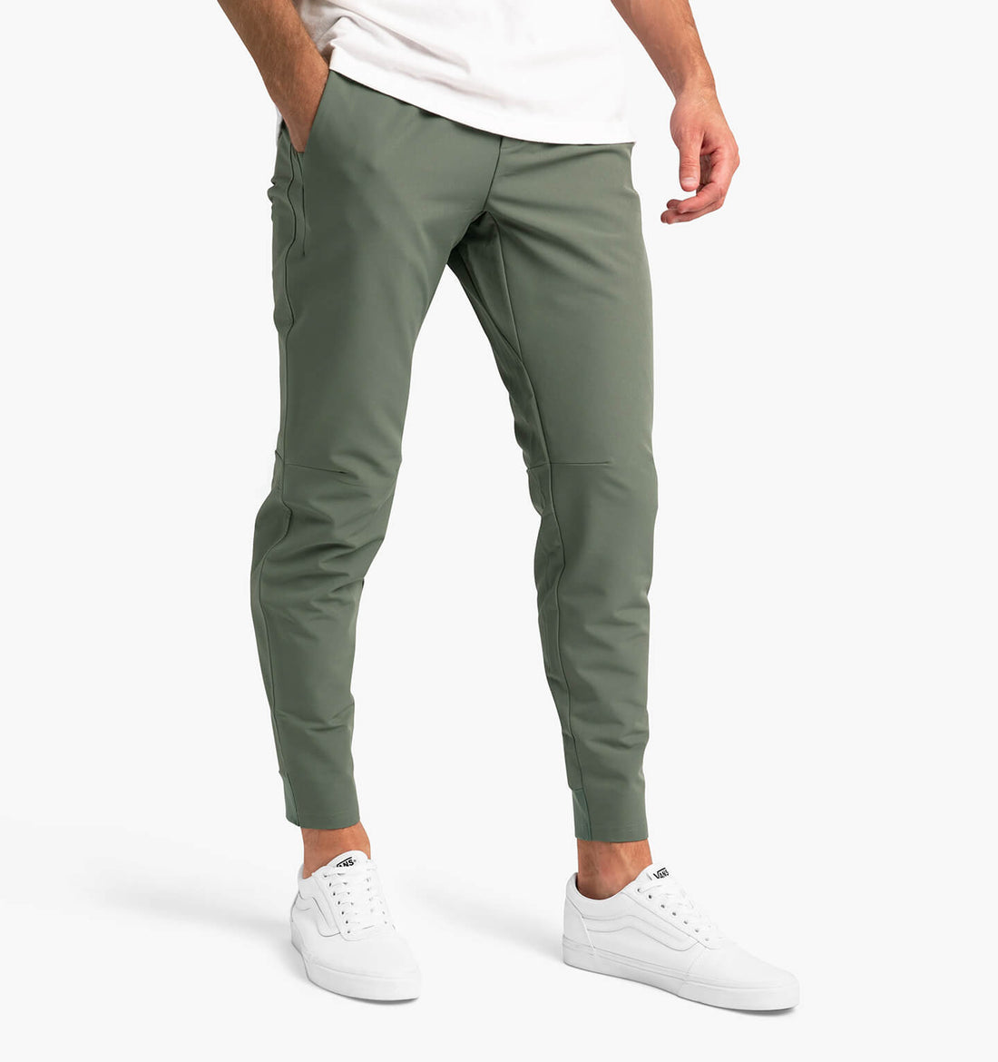 Casual Stretch Pants with Comfort Waistband