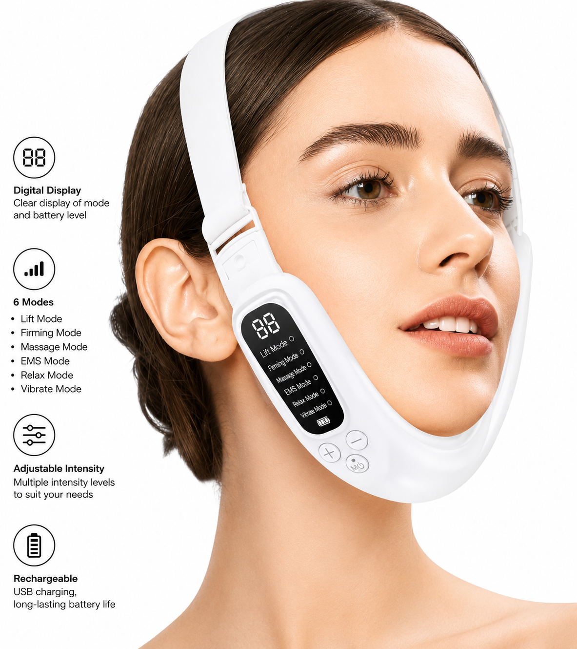 Facial Device for Lifting and Massage - Anti-Aging Treatment for Smooth Skin