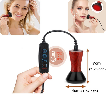 Electric Gua Sha Facial Massage Tool with Heat