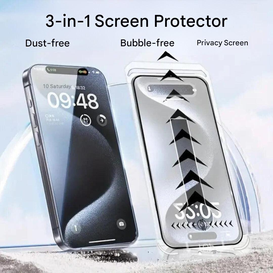 3-in-1 Privacy Glass Film for iPhone – iShield Privacy Protection