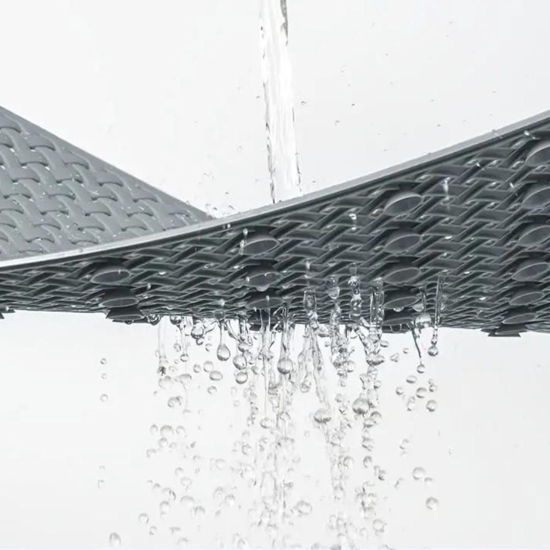 Non-Slip Shower Mat with Suction Cups for Safe Bathing and Easy Care