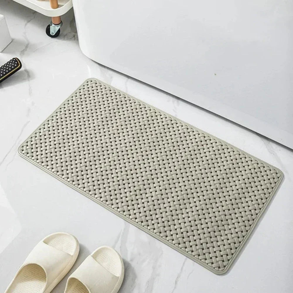 Non-Slip Shower Mat with Suction Cups for Safe Bathing and Easy Care