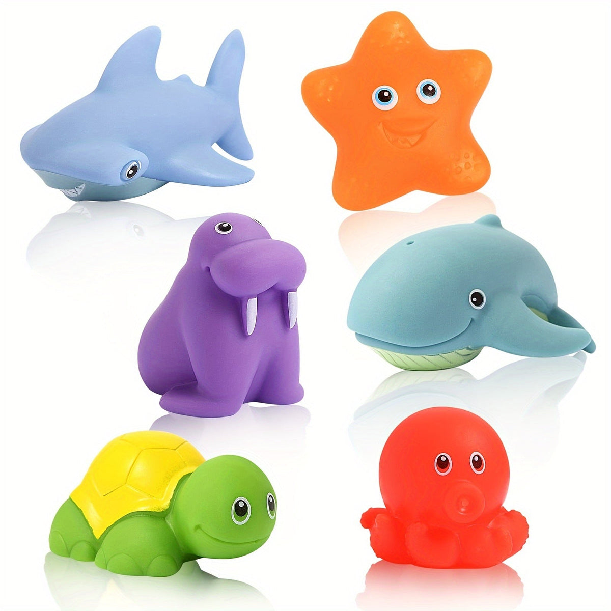 Animal Bath Toys for Infants - Floating Water Play Fun