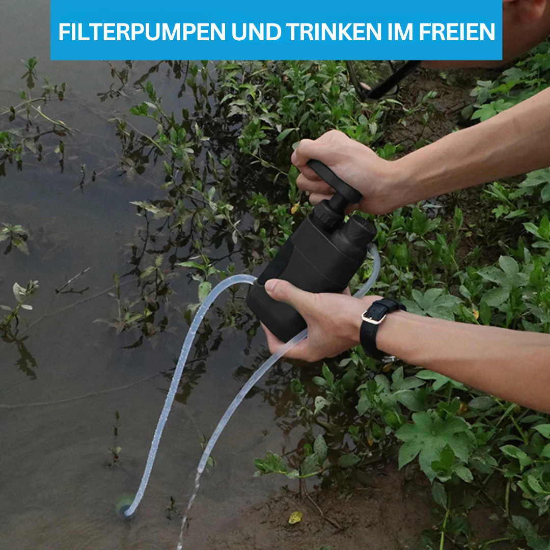 Outdoor Water Filter with 99.99% Bacteria Removal – 5000L Capacity