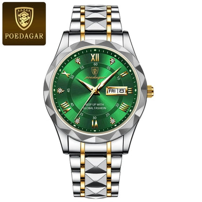Men's Sports Watch with Waterproof Design and Adjustable Brightness