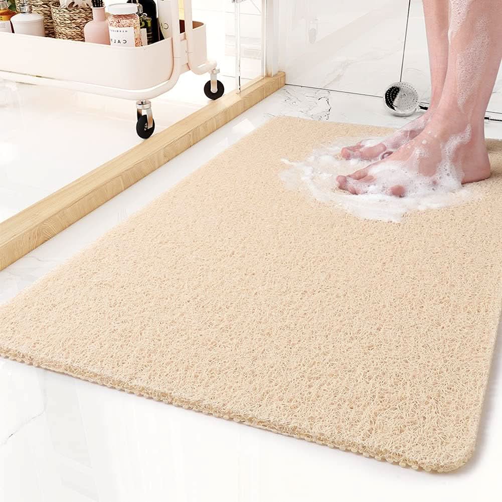 Non-Slip Shower Mat with Drainage – AQUALUXE