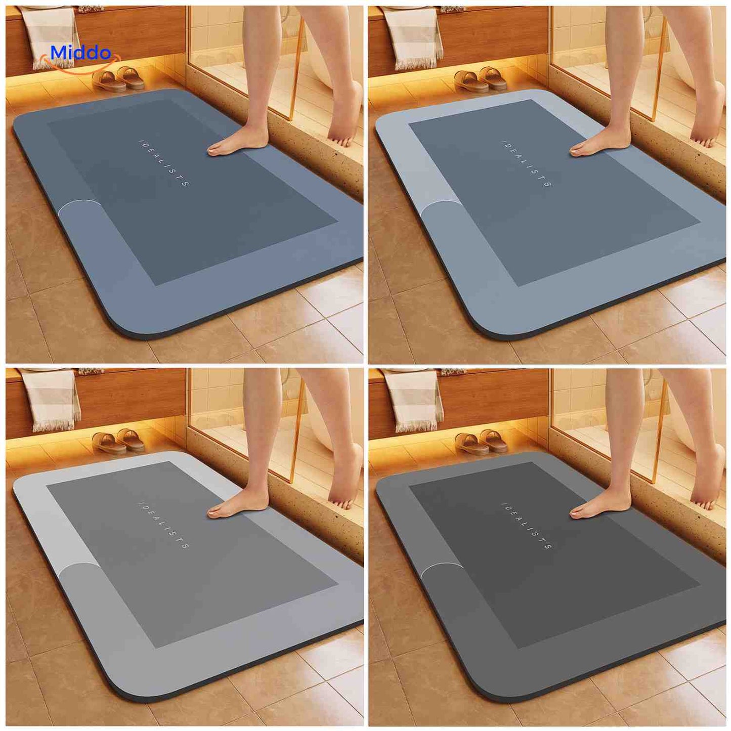 Quick-Drying, Non-Slip and Water-Absorbent Bath Mat