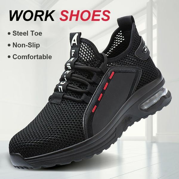 Lightweight Safety Shoes | Breathable Mesh Fabric | ToeGuard