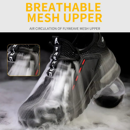 Lightweight Safety Shoes | Breathable Mesh Fabric | ToeGuard