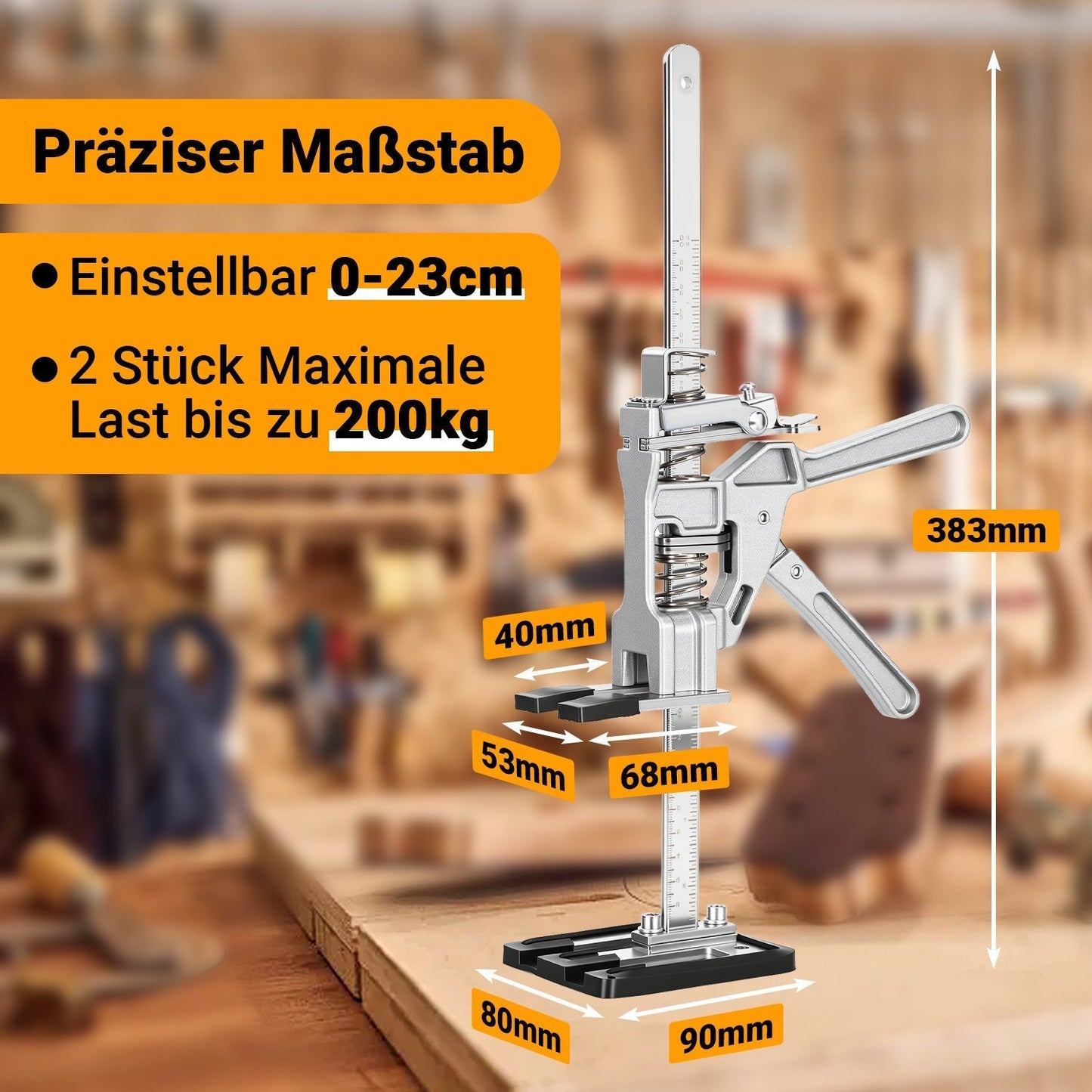Hand Hoisting Tool - Labor-Saving Device, Capacity 200KG, Set of 2