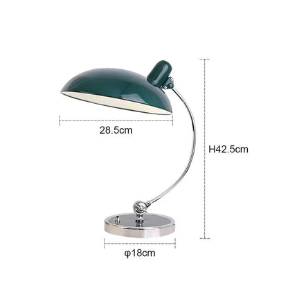 Bauhaus Style Iron Table Lamp with Soft Ambient Lighting