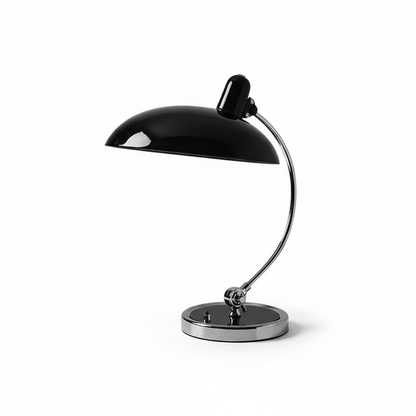 Bauhaus Style Iron Table Lamp with Soft Ambient Lighting