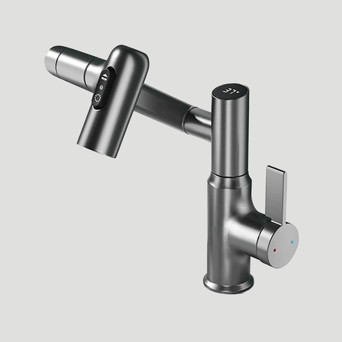 LED Faucet with 360° Rotation and Temperature Display