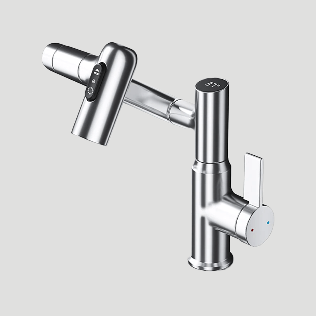 LED Faucet with 360° Rotation and Temperature Display
