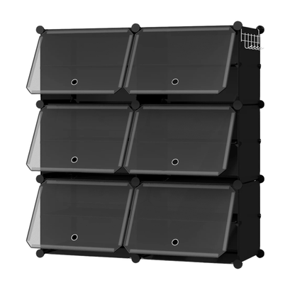 Modular Shoe Storage Cabinet - Foldable and Space-Saving Design