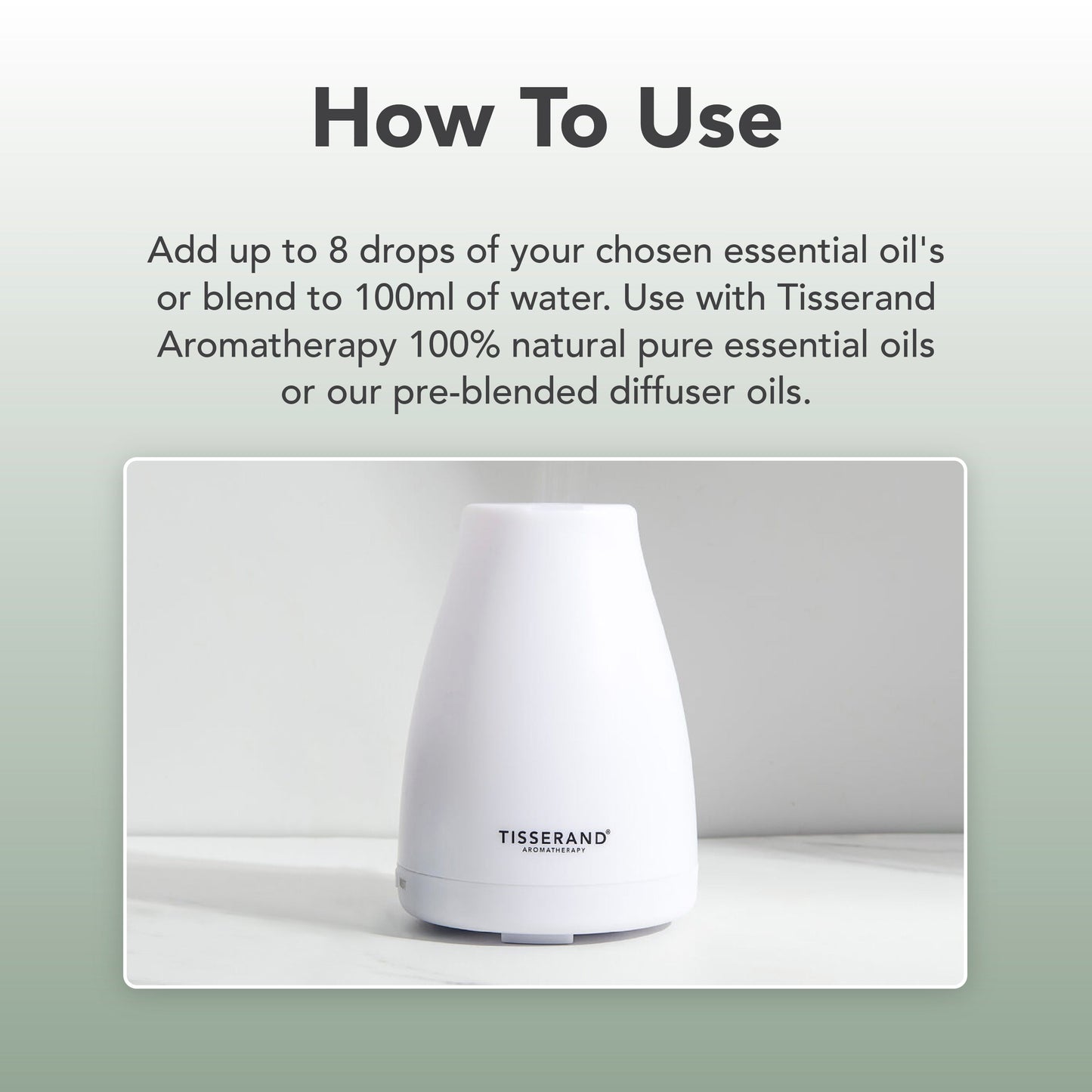 ScentWave Ultrasonic Essential Oil Diffuser with LED Lights