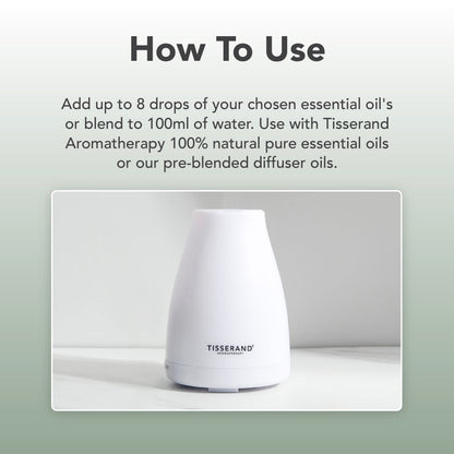 ScentWave Ultrasonic Essential Oil Diffuser with LED Lights