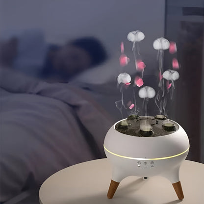 Jellyfish-Shaped Aroma Diffuser with Color Change & Remote Control