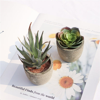 Evergreen Faux Succulent for Timeless Decor