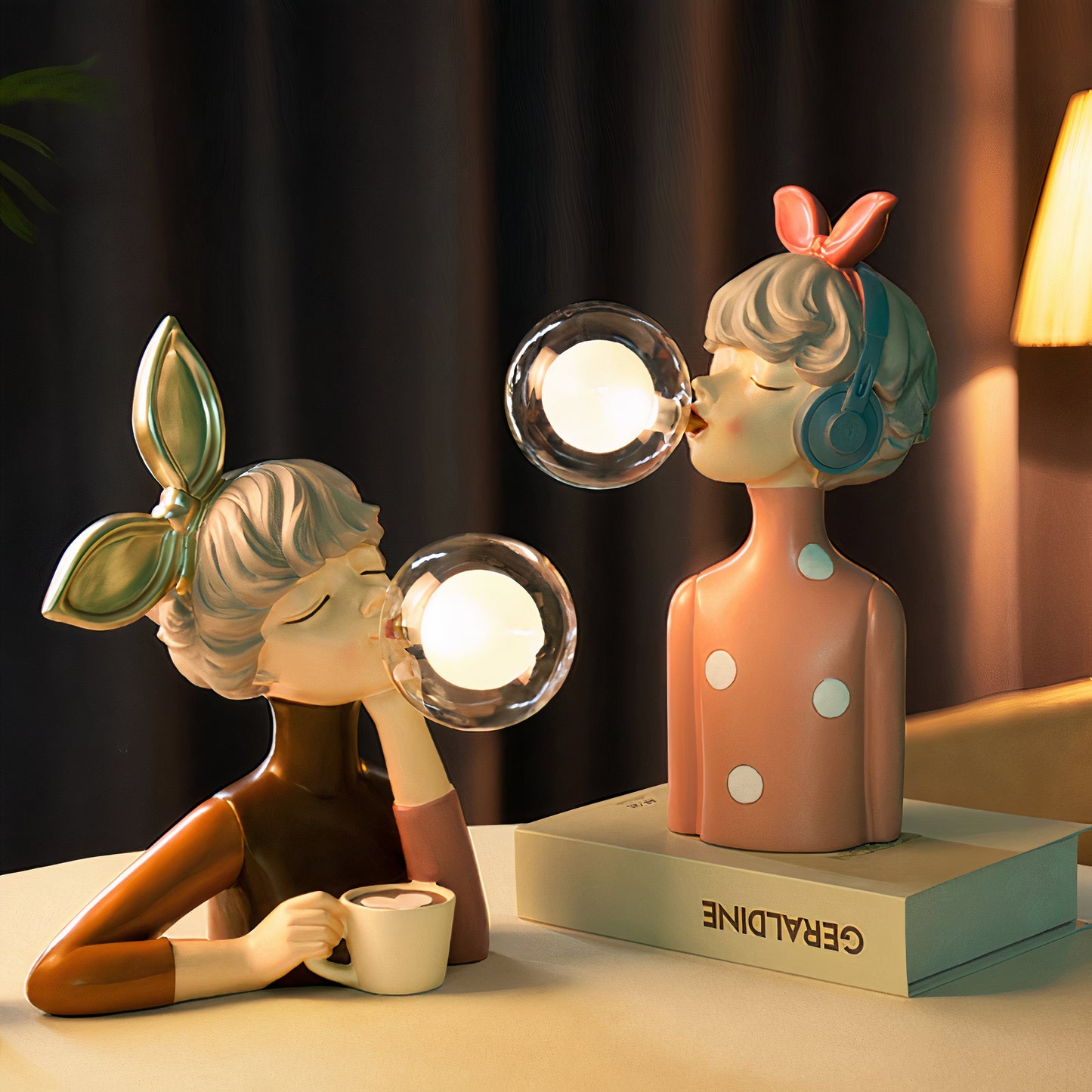 Modern LED Table Lamp with Warm Light for Stylish Home Decor