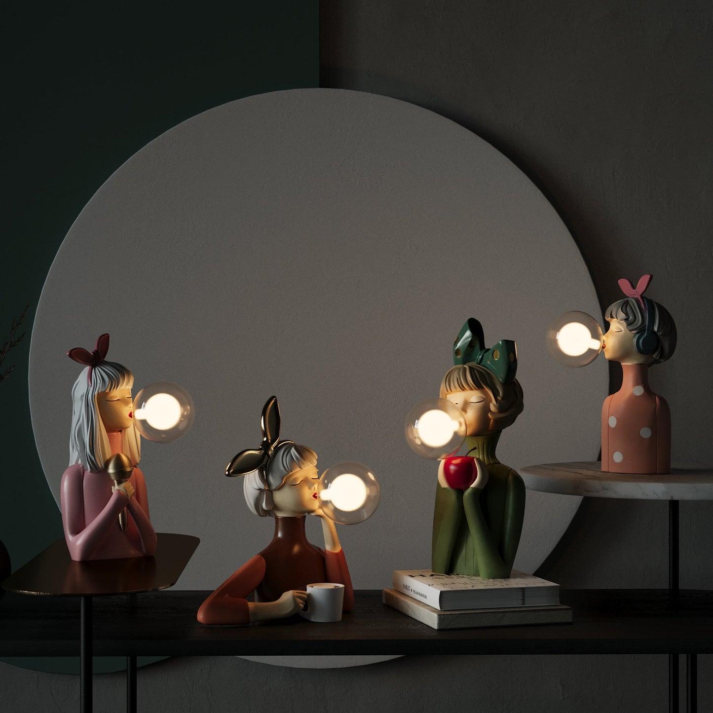 Modern LED Table Lamp with Warm Light for Stylish Home Decor