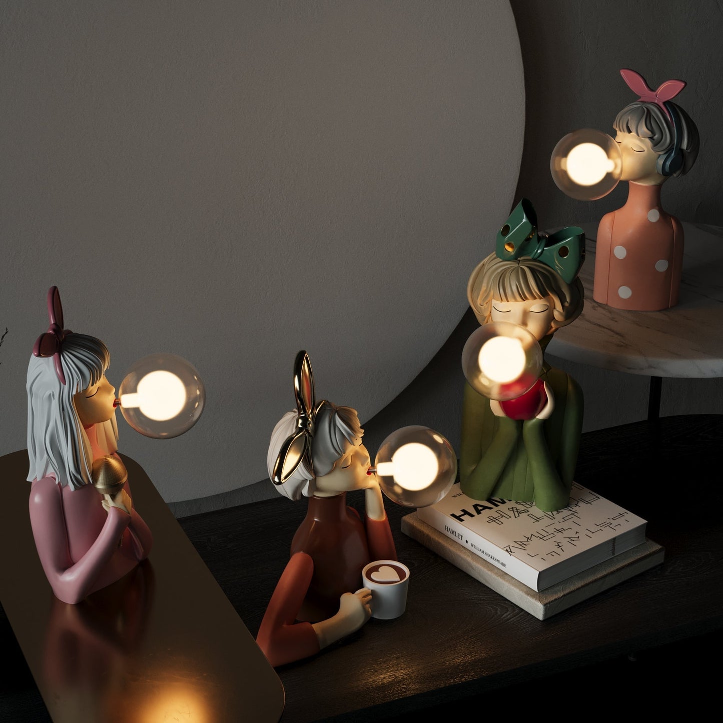 Modern LED Table Lamp with Warm Light for Stylish Home Decor