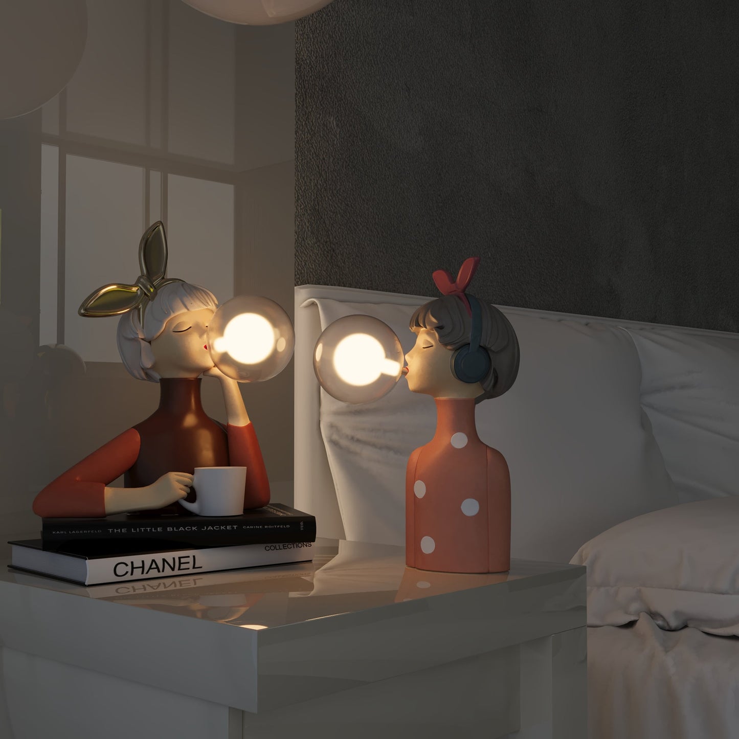 Modern LED Table Lamp with Warm Light for Stylish Home Decor