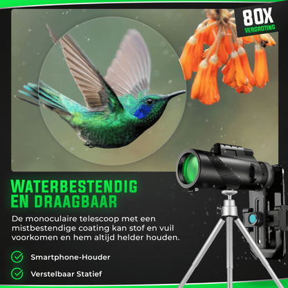 High-Quality Compact Monocular for Clear Long-Distance Viewing