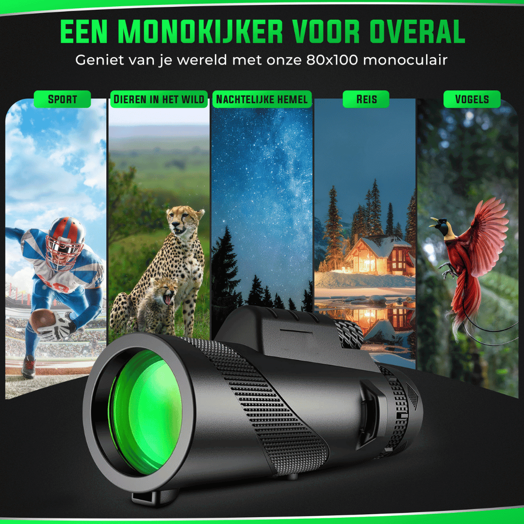 High-Quality Compact Monocular for Clear Long-Distance Viewing