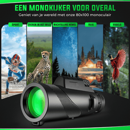 High-Quality Compact Monocular for Clear Long-Distance Viewing