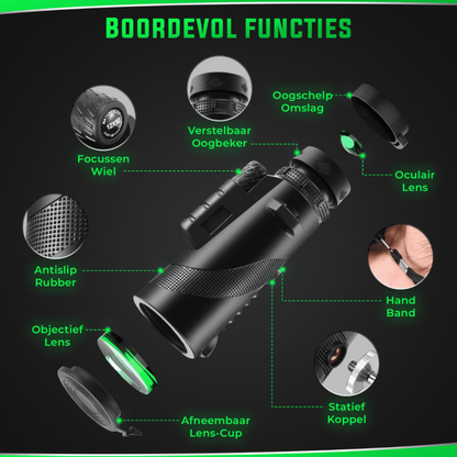 High-Quality Compact Monocular for Clear Long-Distance Viewing