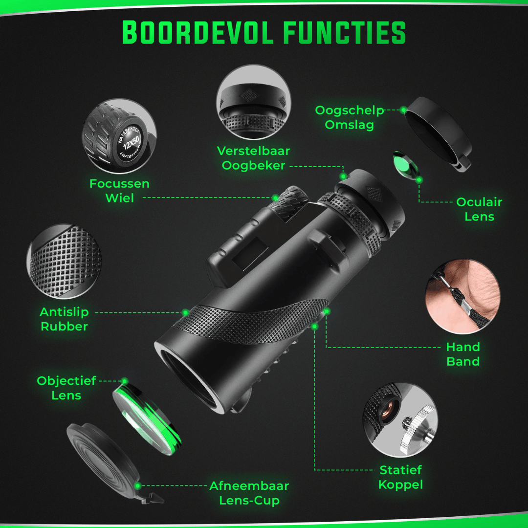 High-Quality Compact Monocular for Clear Long-Distance Viewing